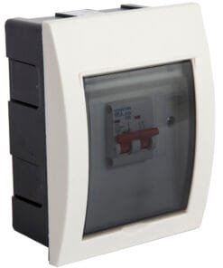 Caja de embutir DIN 5 polos Ligier