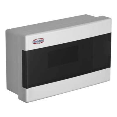 Caja Superficial Din 12 Polos fume Luxury Conextube