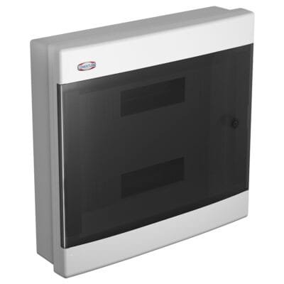 Caja Superficial Din 36 Polos fume Luxury Conextube