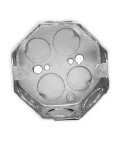 Caja Luz Chapa Liviana Octogonal Chica