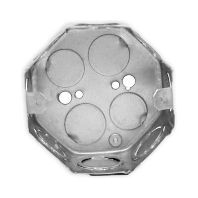 Caja Luz Chapa Liviana Octogonal Chica