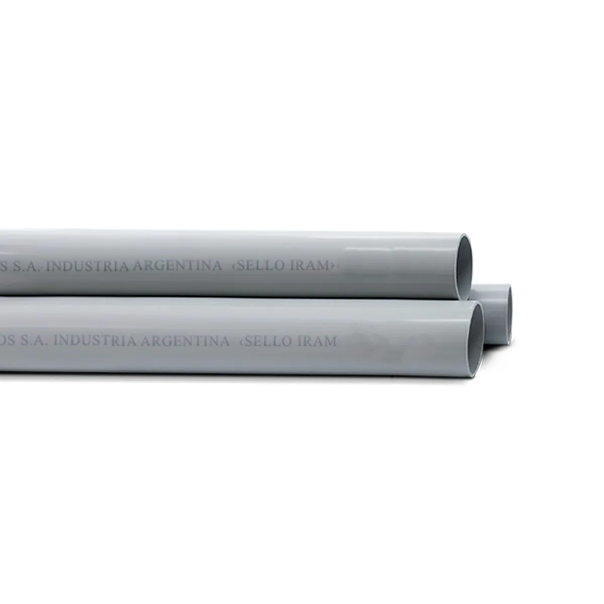 Caño PVC Rígido Semi Pesado 22mm Doblado En Frío x M en 3 Metros Kalop