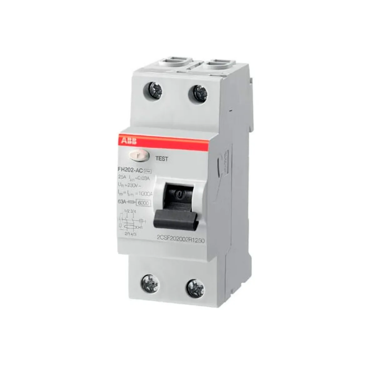 Diferencial 2x63A 30mA ABB