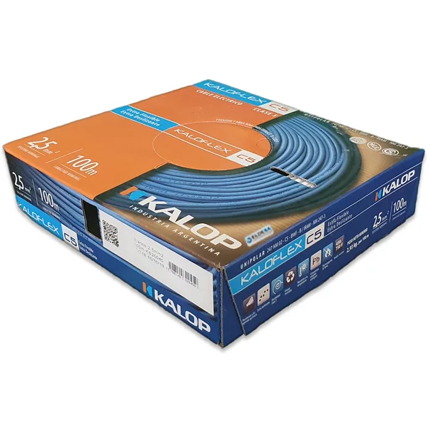Cable Unipolar 2.5mm X 100m Negro C5 Kalop