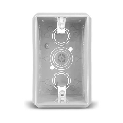 Caja Luz PVC Liviana Rectangular Kalop