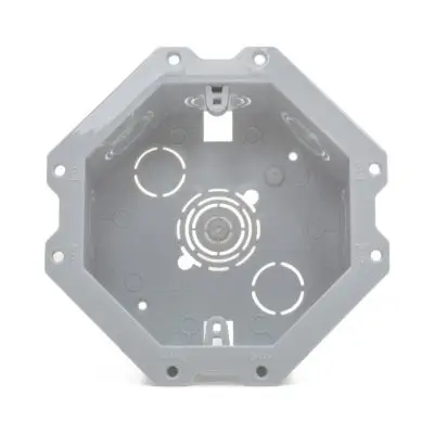 Caja Luz Pvc Octogonal Grande Construccion en Seco Kalop