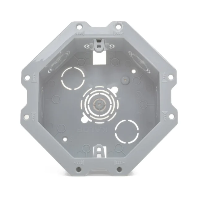 Caja Luz Pvc Octogonal Grande Construccion en Seco Kalop
