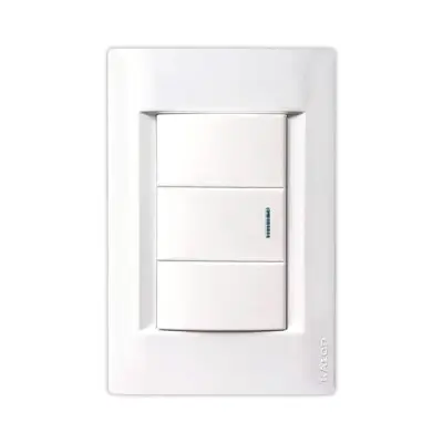 Llave de luz armada Kalop Línea Civil 1 punto