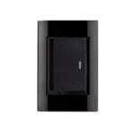 Conjunto armado c/Tapa Civil 1 Punto Teclon Negro Kalop