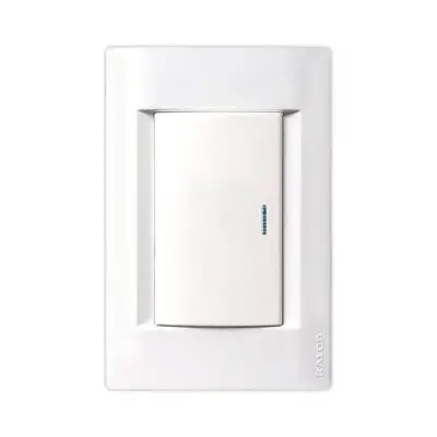 Llave de luz armada Kalop Línea Civil 1 punto teclón