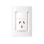 Conjunto armado c/Tapa Civil 1 Toma de 20A Blanco Kalop