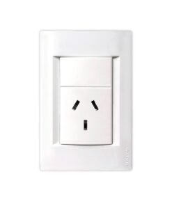 Conjunto armado c/Tapa Civil 1 Toma de 20A Blanco Kalop