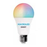 Lampara LED Smart RGB y Blanco A60 Wifi Bluetooth 12W E27 Macroled