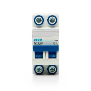 Termica 2X10A 3kA Curva C Sica