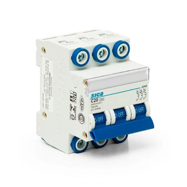 Termica 3X20A 3kA Curva C Sica - Image 2
