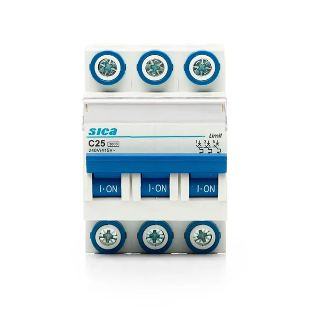 Termica 3X25A 3kA Curva C Sica