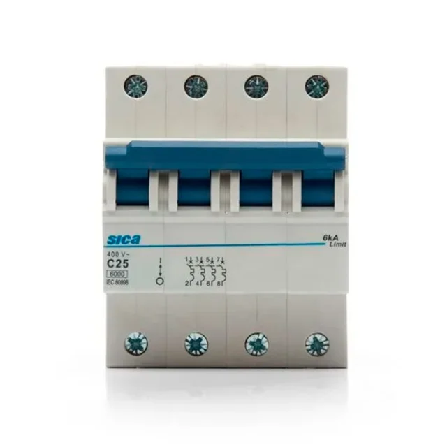Termica 4X25A 6kA Curva C Sica