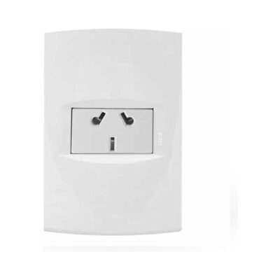 Llave de luz Armada 1 Toma Binorma Sica Life blanco