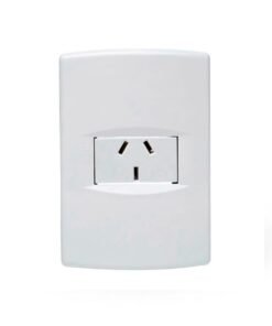 Llave de luz Armada 1 Toma Sica Life blanco