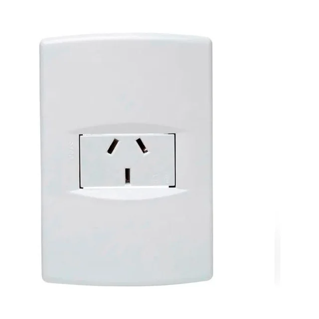 Llave de luz Armada 1 Toma Sica Life blanco