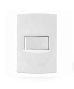 Llave de luz Armada 1 Punto Sica Life blanco