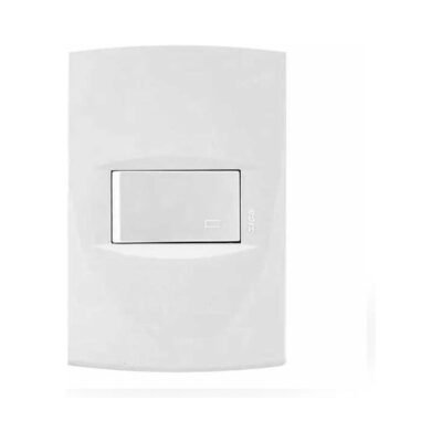 Llave de luz Armada 1 Punto Sica Life blanco