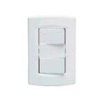 Llave de luz Armada 2 Puntos Sica Life blanco