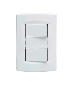 Llave de luz Armada 2 Puntos Sica Life blanco
