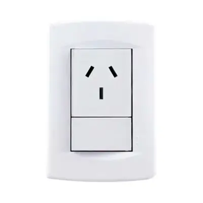 Llave de luz Armada 1 Toma 20A Sica Life blanco
