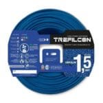 Cable Unipolar 1.5mm X 100m Celeste Trefilcon