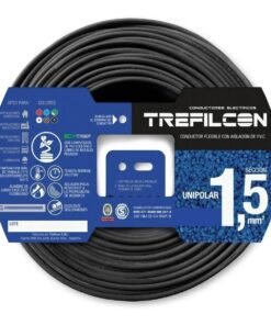 Cable Unipolar 1.5mm X 100m Negro Trefilcon