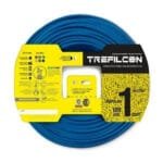 Cable Unipolar 1mm X 100m Celeste Trefilcon