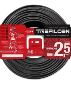 Cable Unipolar 2.5mm X 100m Negro Trefilcon