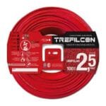 Cable Unipolar 2.5mm X 100m Rojo Trefilcon