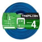 Cable Unipolar 4mm X 100m Celeste Trefilcon