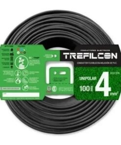 Cable Unipolar 4mm X 100m Negro Trefilcon