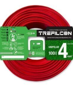 Cable Unipolar 4mm X 100m Rojo Trefilcon