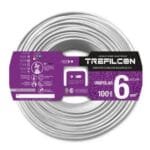 Cable Unipolar 6mm X 100m Blanco Trefilcon