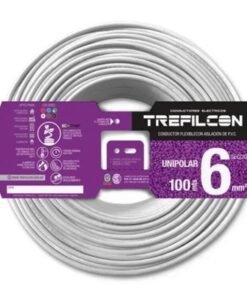 Cable Unipolar 6mm X 100m Blanco Trefilcon