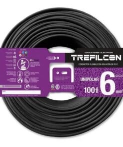 Cable Unipolar 6mm X 100m Negro Trefilcon