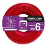Cable Unipolar 6mm X 100m Rojo Trefilcon