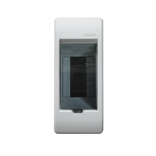 Caja Superficial Din 2 Polos Puerta bombe Kalop(20)