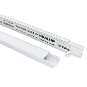 Cablecanal 18x21 Adhesivo Blanco x M Kalop (50)