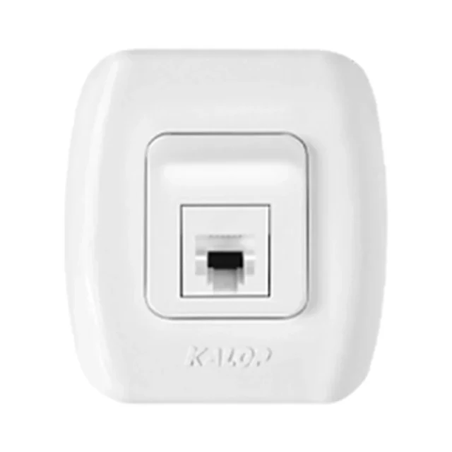 Conj Tekna Telefonico Rj11 Blanco Kalop