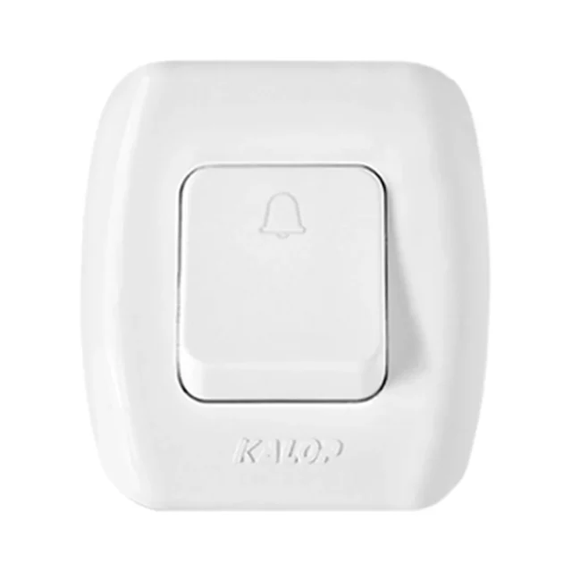 Conj Tekna Interruptor Pulsador Blanco Kalop(20)*