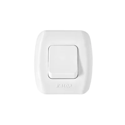 Conj Tekna Interruptor Combinado Blanco Kalop(20)*