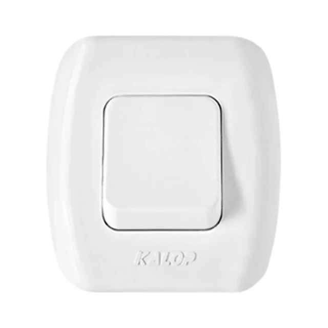 Conj Tekna Interruptor Combinado Blanco Kalop(20)*