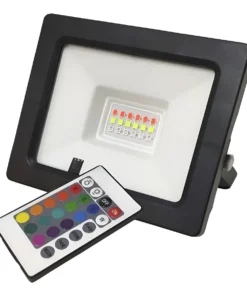 Reflector Led 20w RGB IP65 Contro Remoto RF King(60)