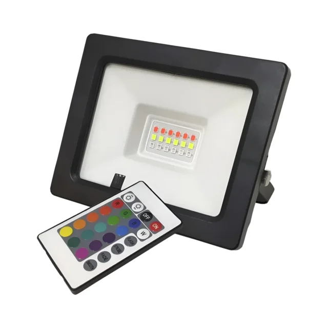Reflector Led 20w RGB IP65 Contro Remoto RF King