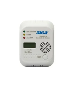 Detector de Monoxido de Carbono a Pilas con Pantalla Sica